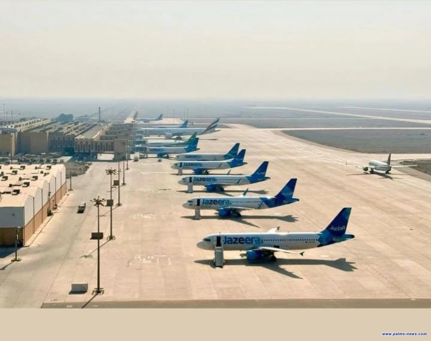 هبوط اضطراري لـ9 طائرات كويتية في مطار البصرة